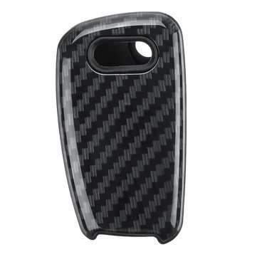 3 Buttons Carbon Fiber Color Remote Key Case Fob For Audi A3 A4 A5 TT