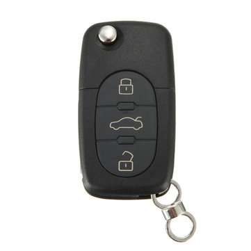3 Buttons Remote Key Fob Case Shell Blade HAA for Audi
