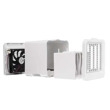 3 Gears Mini Air Conditioner Cooler Portable Cooling Fan Humidifier For Home