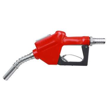 3 Gears LCD Display Gasoline Flow Meter Oil Delivery Guns 1`` Nozzle Dispenser