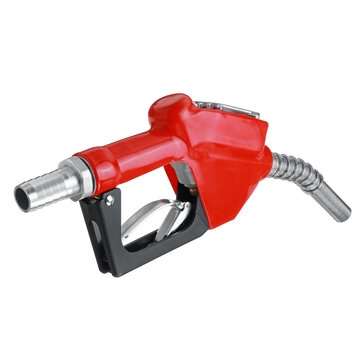 3 Gears LCD Display Gasoline Flow Meter Oil Delivery Guns 1`` Nozzle Dispenser