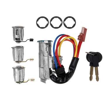 3 Door Lock Set Front Rear Ignition Barrel For Peugeot Partner Citroen Berlingo