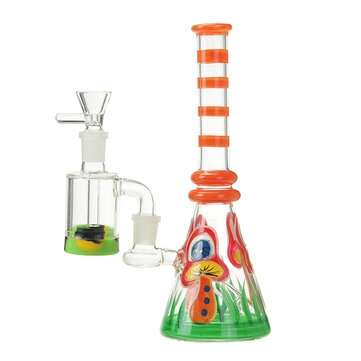 3 in 1 Glass Glass Joint Pipes Glass Adapter Durable
