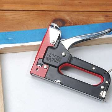 3 in 1 Heavy Duty Staple Guns 600 Nails Upholstery Stapler Tacker Hand Tool Kit