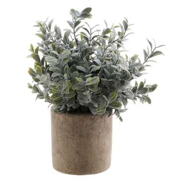 3 in 1 Mini Potted Plant Artificial Plastic Flower Pot Green Plants Tabletop Bonsai Living Room Offi