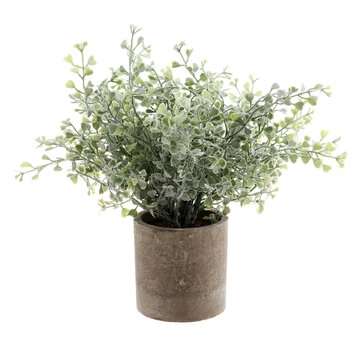 3 in 1 Mini Potted Plant Artificial Plastic Flower Pot Green Plants Tabletop Bonsai Living Room Offi