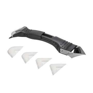 3 in 1 Silicone Caulking Tools Sealant Removal Tool with 4 Pieces Tool Kit