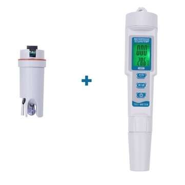 3 in 1 PH-983 EC PH Water Quality Tester Pen Backlight Digital PH Meter Probe for Aquarium Swimming