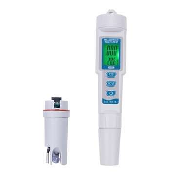 3 in 1 PH-983 EC PH Water Quality Tester Pen Backlight Digital PH Meter Probe for Aquarium Swimming