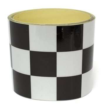 3 Inch Black White Checkered Flag Vinyl Decal Tape Car motorcycle Bike Tank Sticker