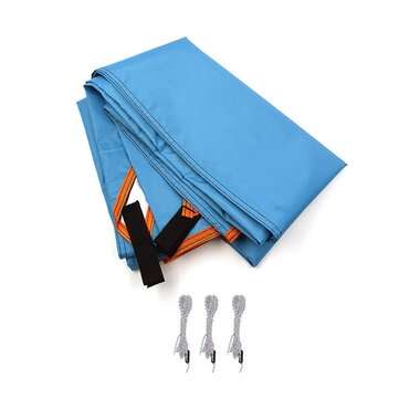 3 Meter Equilateral Triangle Sun Shade Sail Canopy Garden Patio Awning UV Block Sun... (COLOR: BLUE)