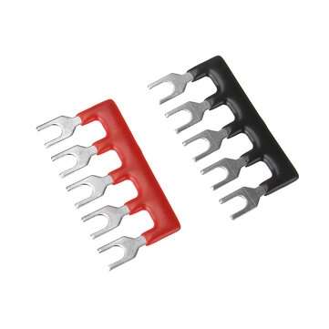 3 Pcs Dual Row 5 Position Screw Terminal Strip 600V 15A Insulated Terminal Barrier Strip