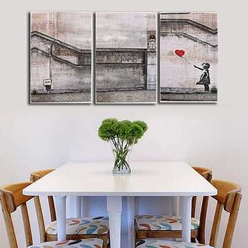 3 Piece Large Black and White Decorative Painting Modern Sofa Background Wall Painting 40*60cm no Fr