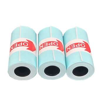 3 Rolls 57x30mm Thermal Printer Papers Self Adhesive Stickers for Paperang PeriPage Thermal Printer