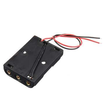 3 Slots AAA Battery Box Battery Holder Board for 3xAAA Batteries DIY kit Case