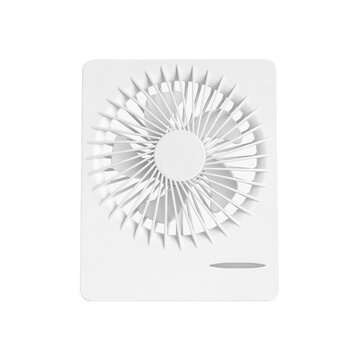 3 Speeds USB Rechargeable Electric Cooling Fan Low Noise Mini Office Desk Fan