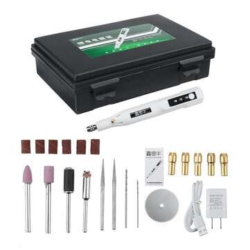 3 Speeds Mult-Set Rotary Accessories DIY Set Handheld Electric Carving Pen Grinding Engraving Pen DI