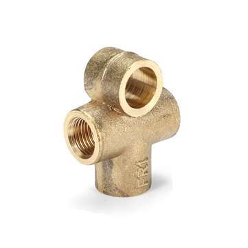 3 Ways T Piece Brake M10 Tee 3/16 Inch Pipe 10mm With 3 Male Nuts Fitting Adapter