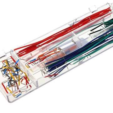 3 x 140pcs U Shape Solderless Breadboard Jumper Cable Dupont Wire  Shield
