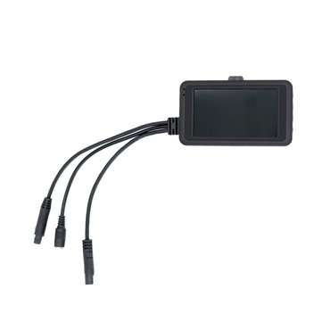 3.0 inch MT21 720P HD Motorcycle DVR Riding Driving Recorder Front Rear Waterproof Double Lens Separ