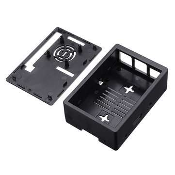 3.5 inch Protective Enclosure Case Support Dispaly Screen or Cooling Fan For Raspberry Pi 3B+/3B/2B