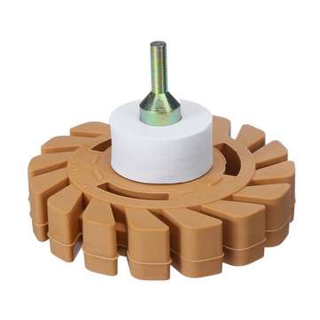 3.5/4 Inch Car Pneumatic Degumming Plate Paint Removal Rubber Wheel Decal Remover Eraser Wheel
