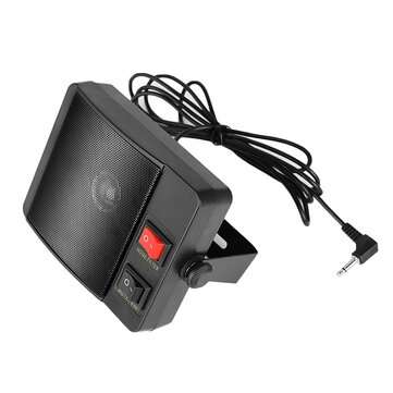 3.5mm Diamond Heavy Duty TS-750 External Speaker for walkie talkie QYT YAESU ICOM KENWOODs CB Two Wa