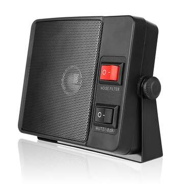 3.5mm Diamond Heavy Duty TS-750 External Speaker for walkie talkie QYT YAESU ICOM KENWOODs CB Two Wa