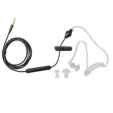 3.5mm Interface Anti-radiation Headset Spiral Air Duct Mobile Phone Headset In-ear Spiral Tube Heads