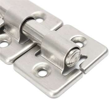3.7 Inch Stainless Steel Hardware Door Lock Bolt Latch Padlock Clasp Catch Plate Set