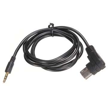 3.5mm Mini Jack AUX 8-Pin M-BUS Audio Input Adapter Cable for Alpine