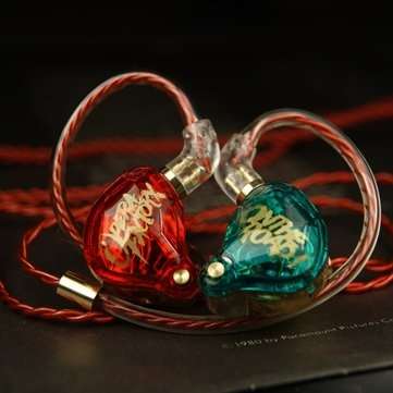 3.5mm Wired Control Hifi Earphone 2 Pin Detachable Cable Dynamic Driver Super Bass In-ear Headset fo