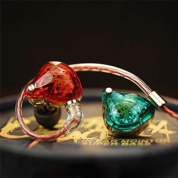 3.5mm Wired Control Hifi Earphone 2 Pin Detachable Cable Dynamic Driver Super Bass In-ear Headset fo