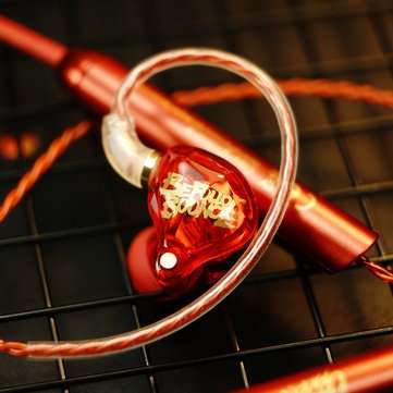 3.5mm Wired Control Hifi Earphone 2 Pin Detachable Cable Dynamic Driver Super Bass In-ear Headset fo