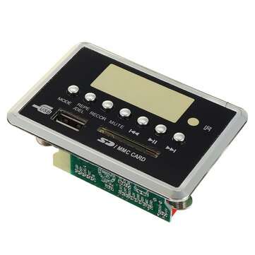 3.7-5V with Recording bluetooth 5.0 MP3 WMA WAV FLAC APE Audio Decoder Board Blue Screen