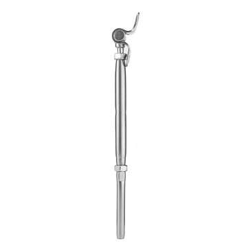 3/16" Stainless Steel Hand Swage Stud Turn Buckle Deck Toggle Tensioner for 3/16 Inch Cable Railing