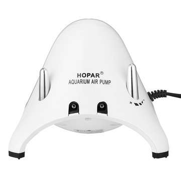 3.8W ZY-828 HOPAR Aquarium Oxygen Pump Water Pump Fish Tank Aerator 2 Outlet