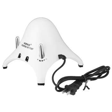 3.8W ZY-828 HOPAR Aquarium Oxygen Pump Water Pump Fish Tank Aerator 2 Outlet
