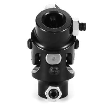 3/4"-36 Spline x 3/4" DD Black Universal Steering Shaft U Joint Column Rat Rod
