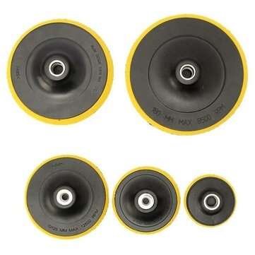 3/4/5/6/7 Inch Sticky Backing Pad M16 Thread Polishing Disk (SIZE: 4INCH)