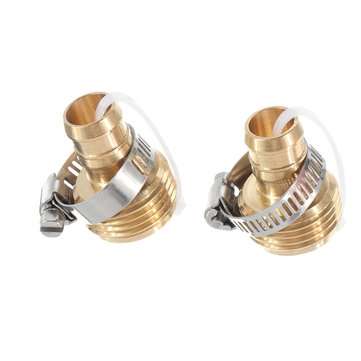 3/4`` NPT Brass Male Female Connector Garden Hose Repair Quick Connect Water Pipe Fittings Car Wash
