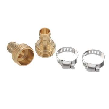 3/4`` NPT Brass Male Female Connector Garden Hose Repair Quick Connect Water Pipe Fittings Car Wash