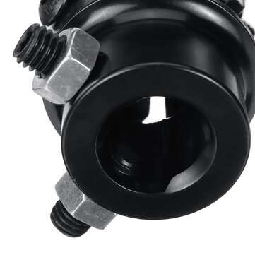 3/4`` DD X 3/4`` DD Black Powder Coated Universal Steering Shaft U Joint Coupler