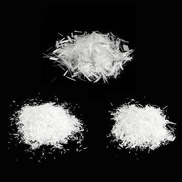 3/6/10MM Glass Fiber GFRC Fiberglass Strands Blades 1LB for Concrete Cement (SIZE: 3MM)