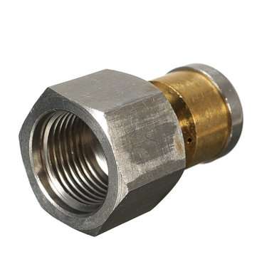 3/8 Inch Female Pressure Washer Drain Sewer Rotary Spinning Cleaning Nozzle 3 Jet