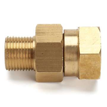 3/8 Inch BSP Brass Pressure Washer Swivel Adapter Male to Female Hose Coulper Fitting