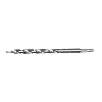 3/8 Inch Drill Jig Guide Round Twist Step Drill Bit Set Hex Shank with Stop Collar For Manual Pocket