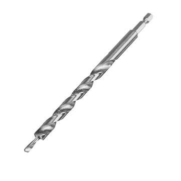 3/8 Inch Drill Jig Guide Round Twist Step Drill Bit Set Hex Shank with Stop Collar For Manual Pocket