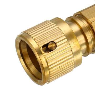 3/8`` Brass Hose Connector Copper Garden Telescopic Pipe Fittings Washing Water Quick Connector Car