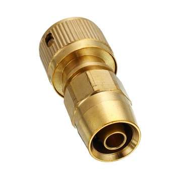 3/8`` Brass Hose Connector Copper Garden Telescopic Pipe Fittings Washing Water Quick Connector Car